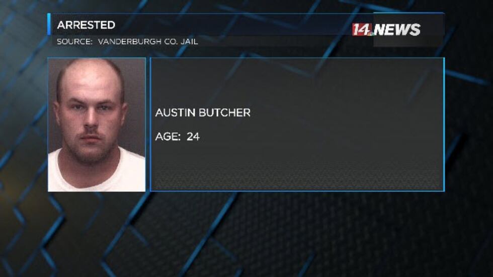 Butcher made his first court appearance on Thursday and is being held on a $2,500 cash bond.