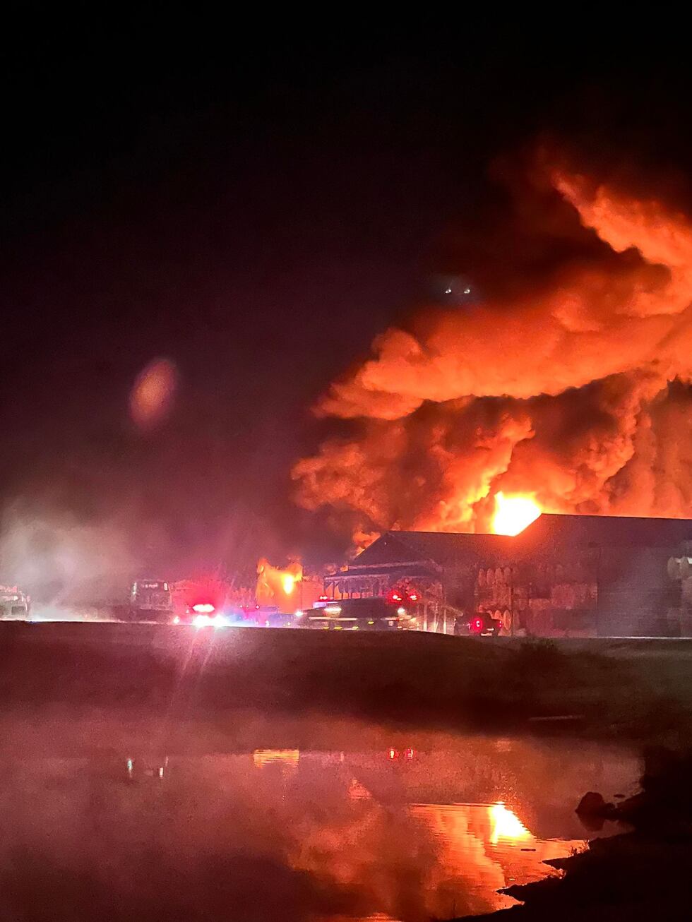 Large fire in Bremen