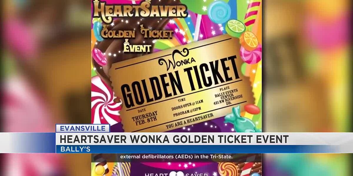 Golden ticket event raising money for AEDs