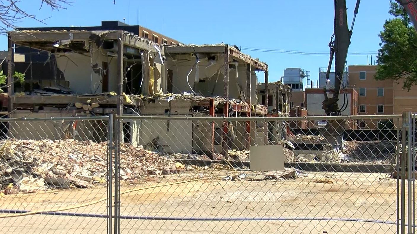 Old Welborn Clinic building comes down - Vimarsana News