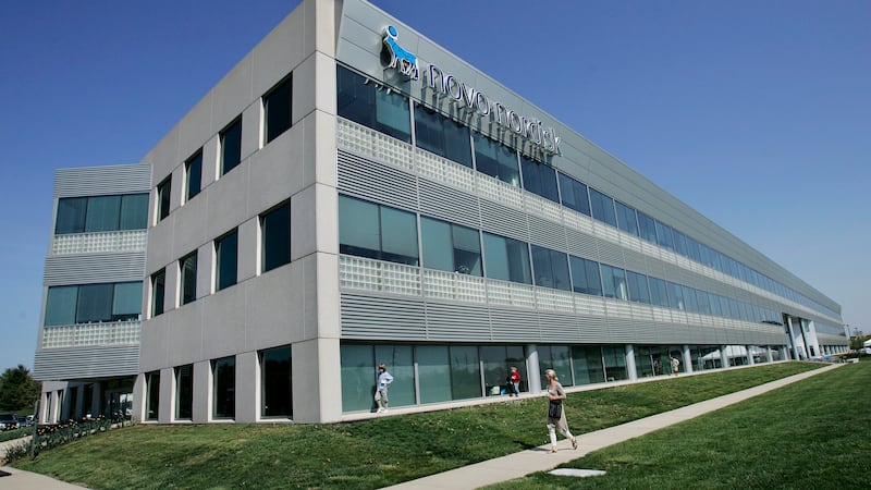 This April 24, 2008, file photo shows the former North American headquarters of Novo Nordisk,...
