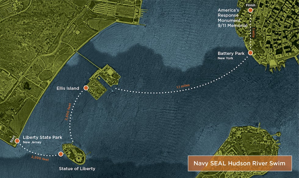 Ryan Menke is taking part in the first-ever legally-sanctioned swim across the Hudson River