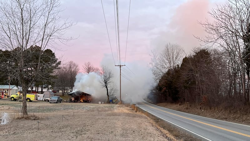 Ohio Co. Sheriff’s Office: Fire crews working to put out house fire near US 231